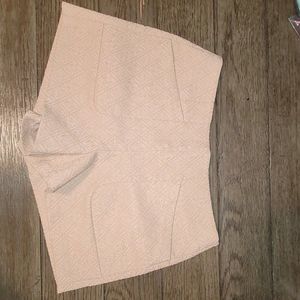 Women's Forever 21 Cream Contemporary Shorts Small